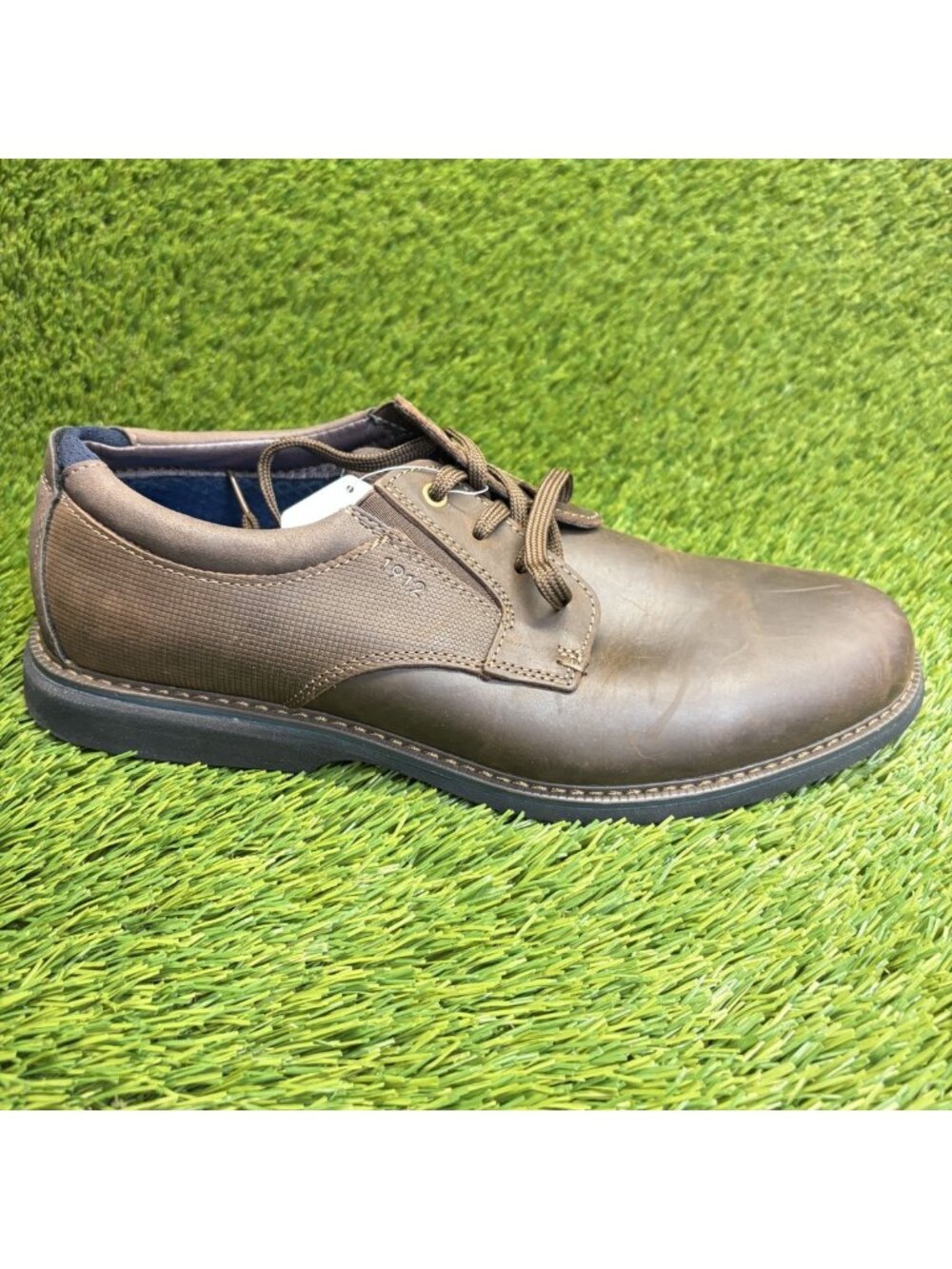 Nunn Bush Otto Mens Size 10.5 Brown Casual Classic Plain Toe Oxford Dress Shoes